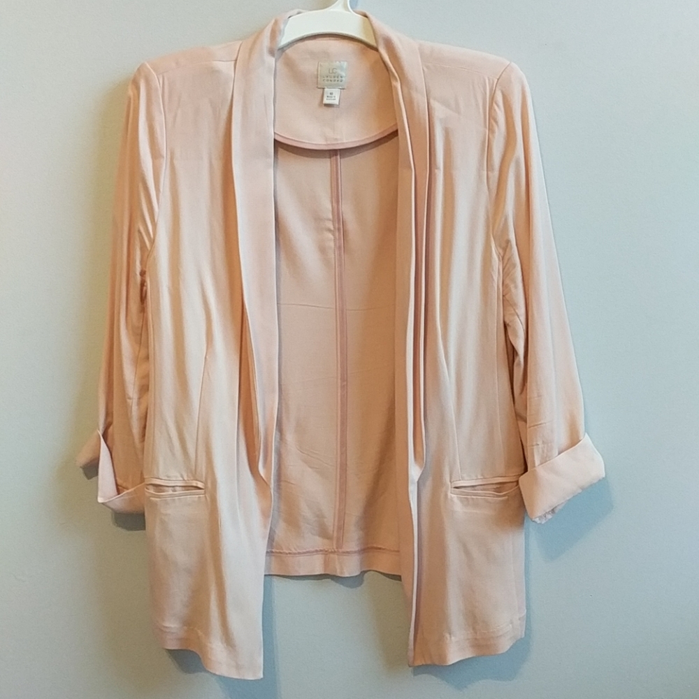 Blush blazer